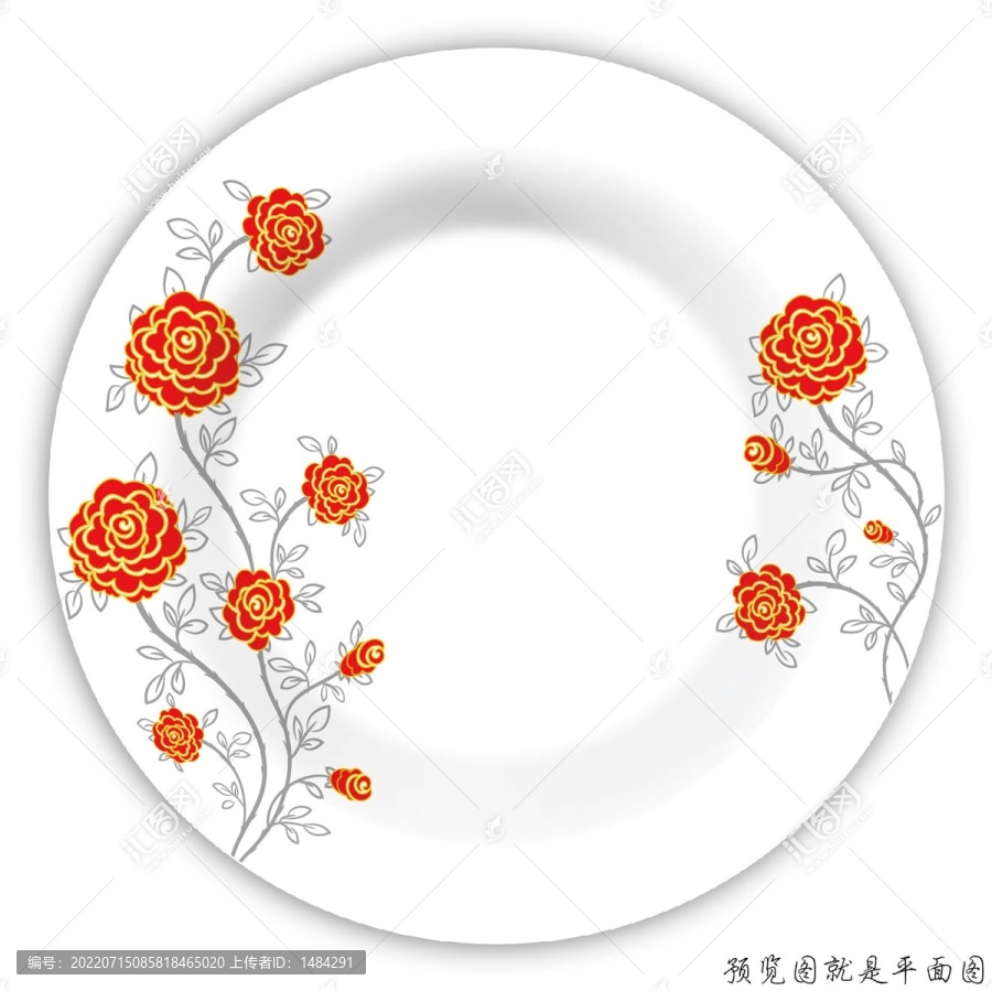 餐具花面