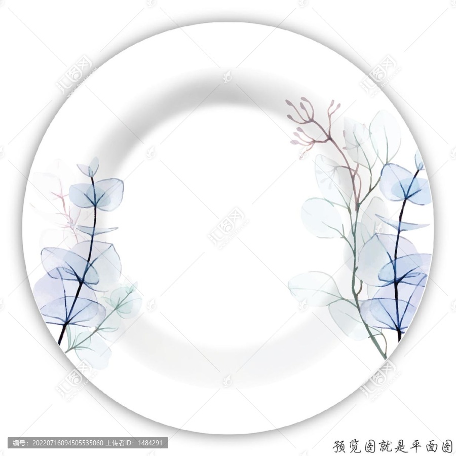 餐具盤(pán)花面