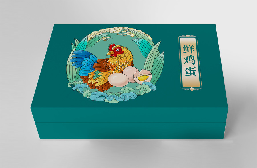 雞蛋插畫包裝