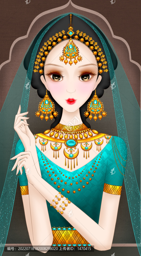 印度風(fēng)格美女