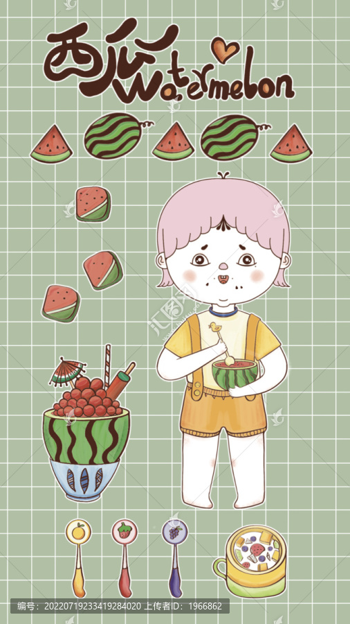 美食水果篇貼紙