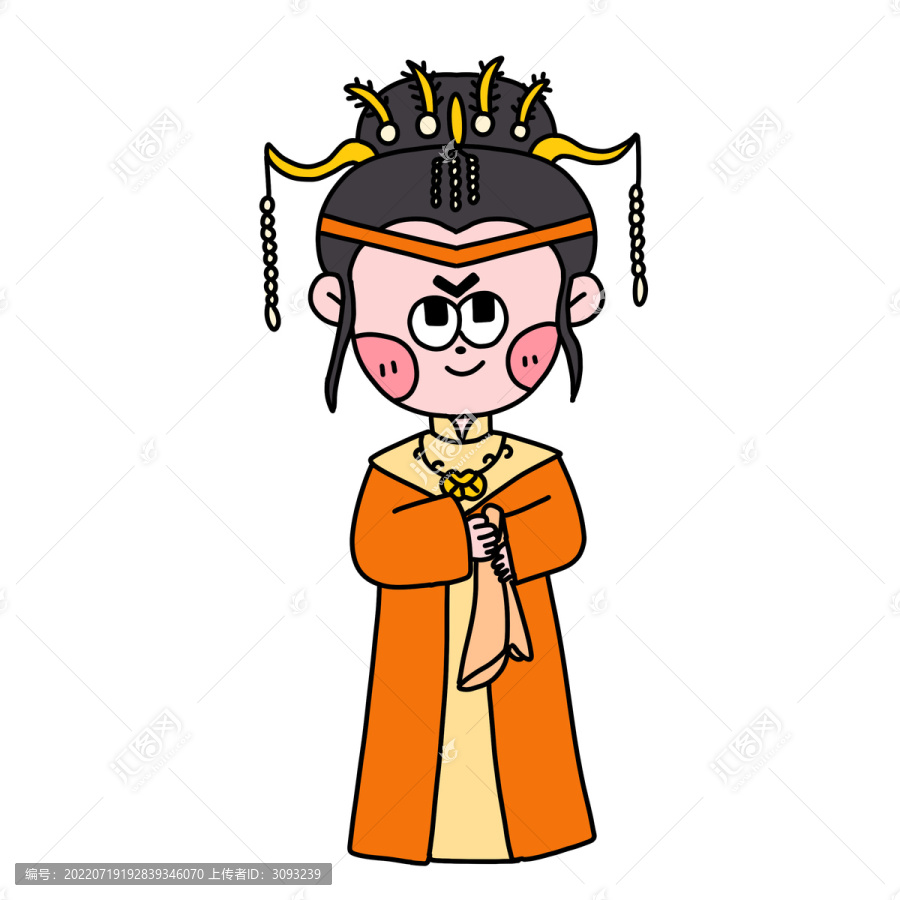 卡通紅樓夢(mèng)人物王熙鳳