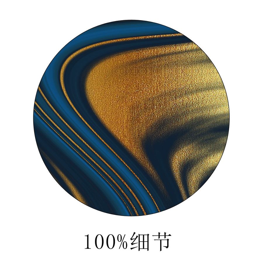鎏金流體畫抽象藝術(shù)裝飾畫