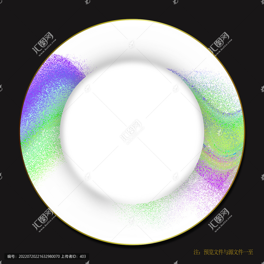 絢麗彩色藝術(shù)餐具花紙?jiān)O(shè)計(jì)