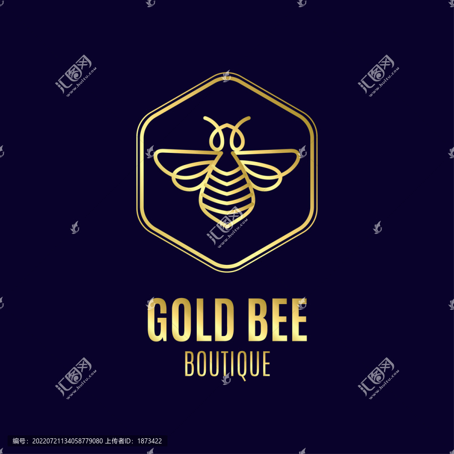 质感蜂蜜产业logo插图