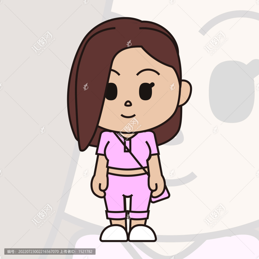 都市麗人卡通人偶8