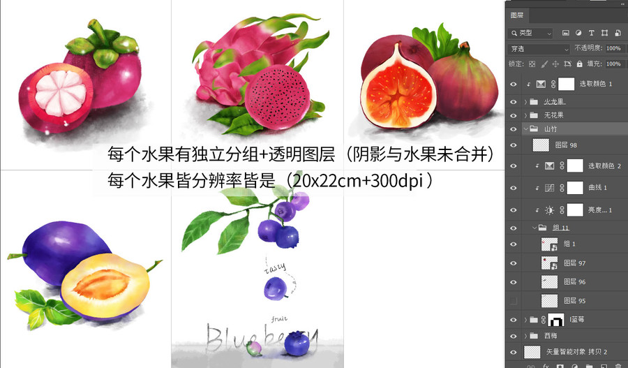 水果手繪2