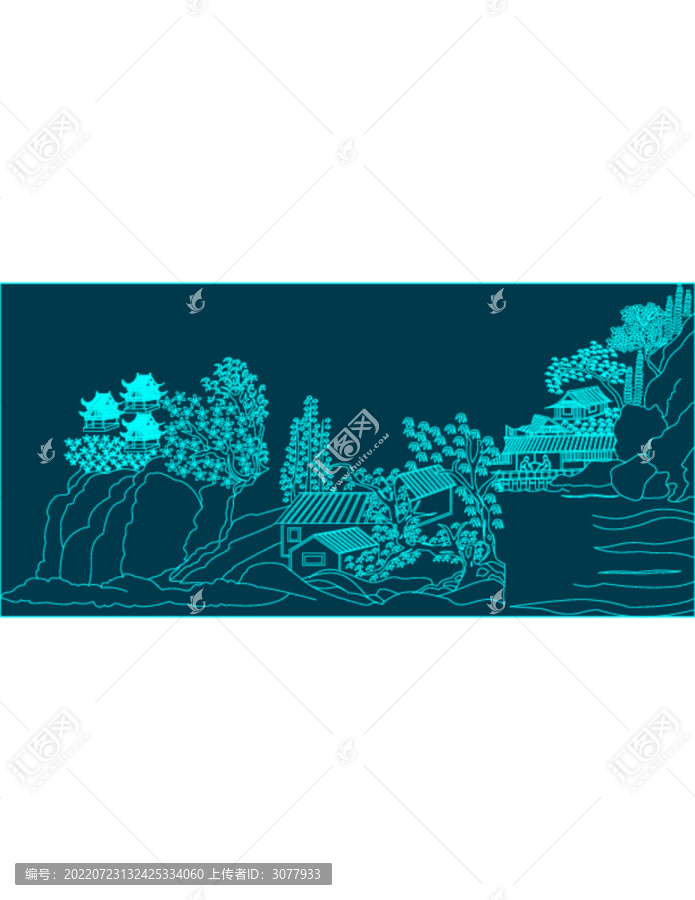 長江風(fēng)光圖