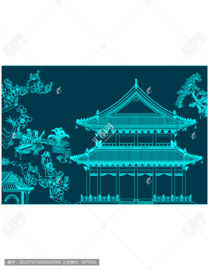 宮廷舞樂圖