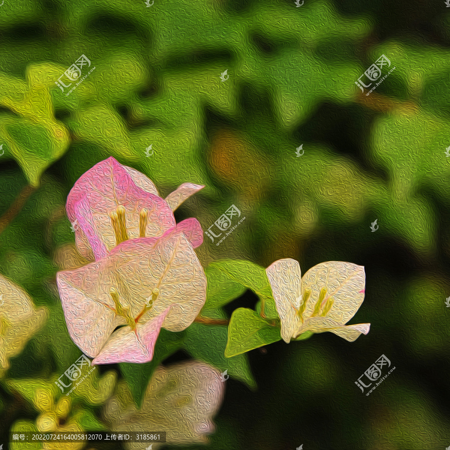 客房卧室装饰仿油画小品