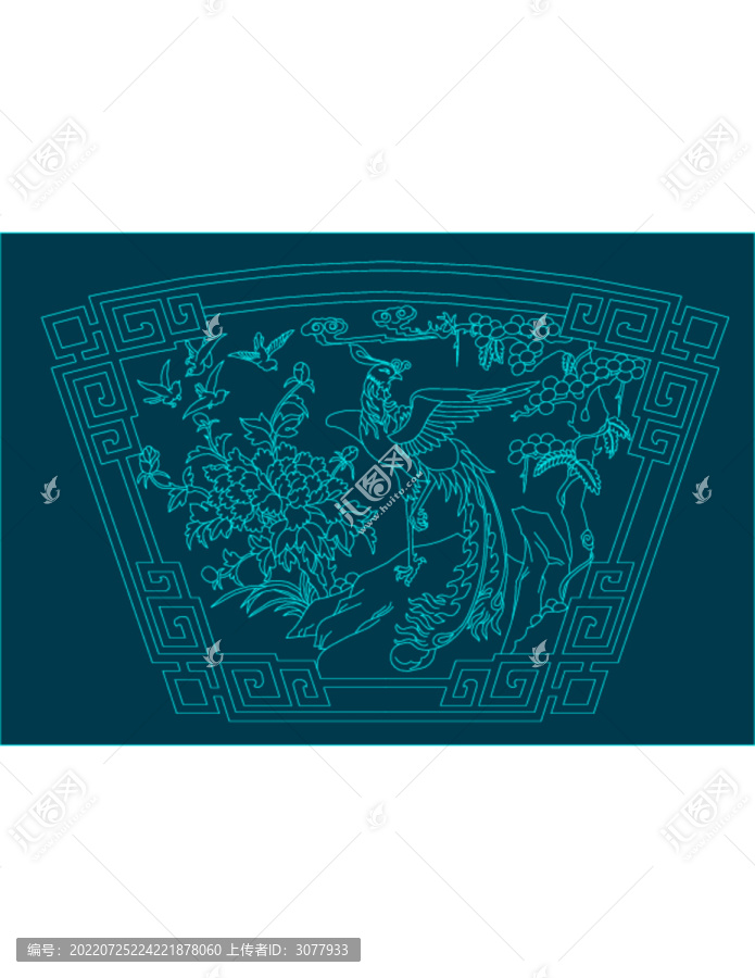 牡丹鳳凰圖