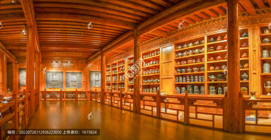 西藏木屋內景藏式民居木結構