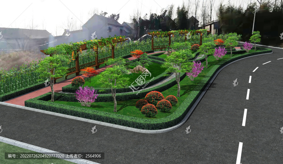 廣場廊架花架