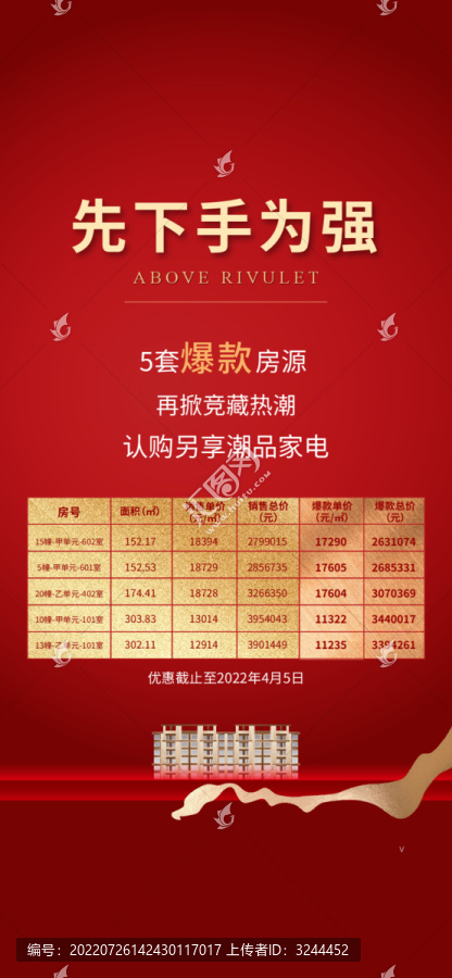 地產(chǎn)熱銷稿表格優(yōu)惠