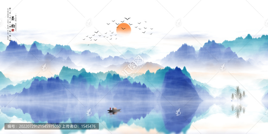 新中式背景墻