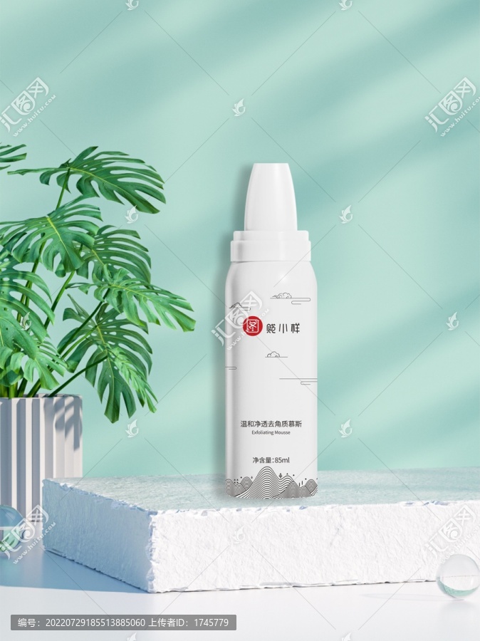 去角質(zhì)慕斯內(nèi)含產(chǎn)品圖紙盒圖