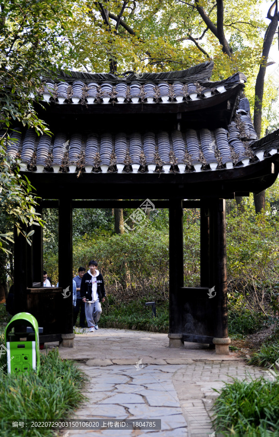 长沙烈士公园跃进湖潇湘阁