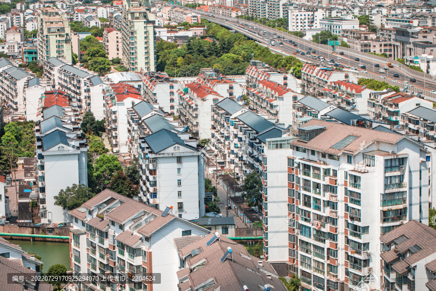 小区鸟瞰图