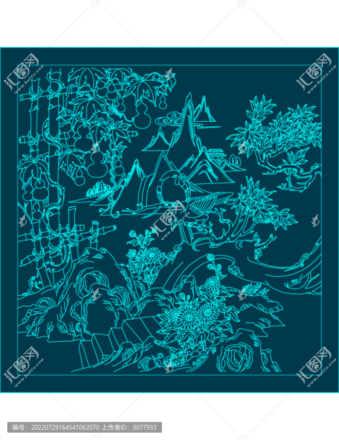 鵲華秋色圖