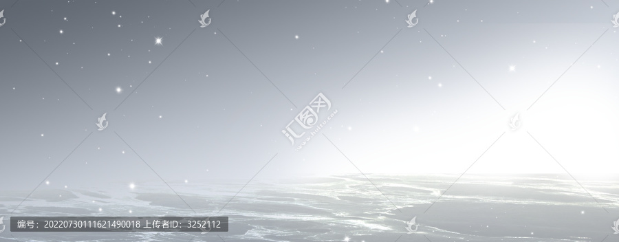 大氣漸變夜空banner背景
