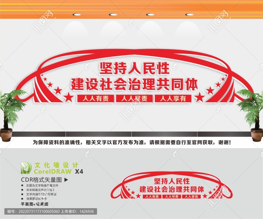 社會治理共同體文化墻