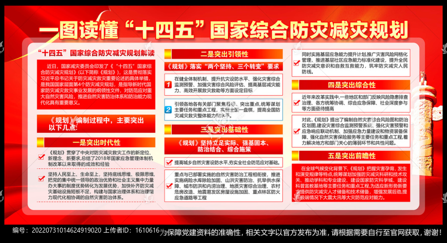 防災減災規(guī)劃