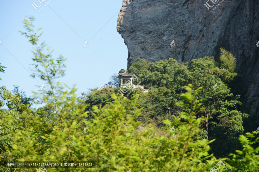 雁荡山灵峰景区骆驼峰亭子