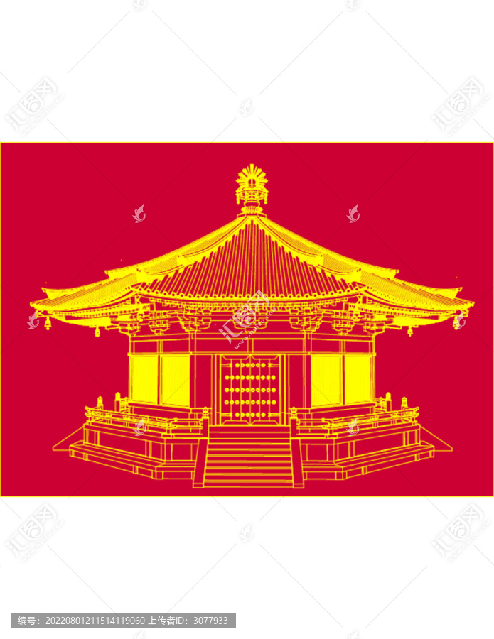 明堂立面圖