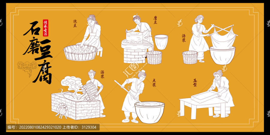 豆腐插畫