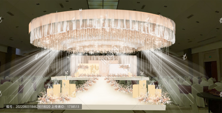 8香檳色婚禮儀式區(qū)