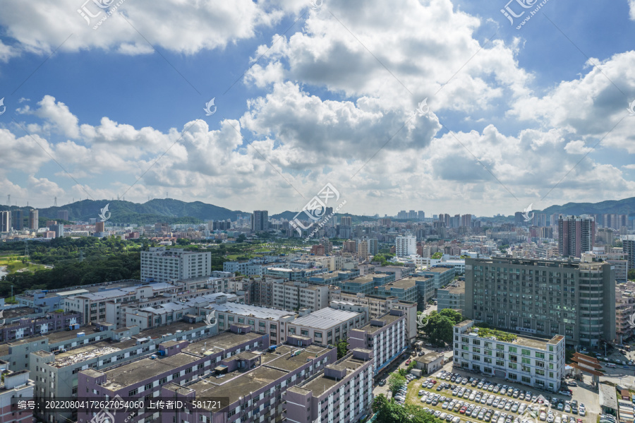 深圳宝安区石岩街道全景