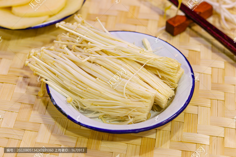 麻辣烫菜品金针菇