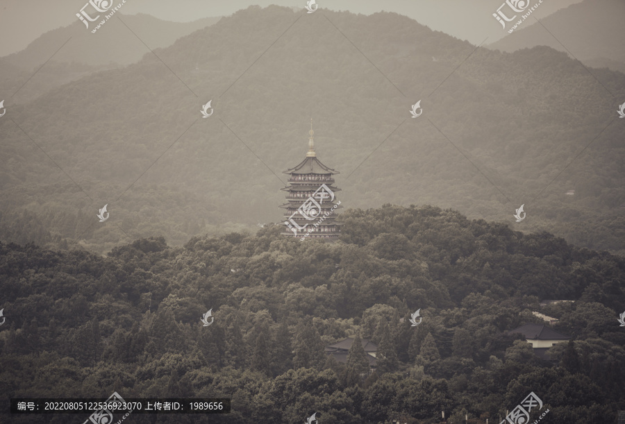 雷峰塔老照片