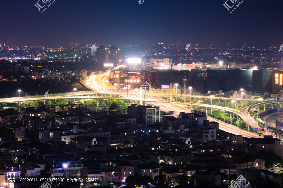 顺德容桂海尾村夜景