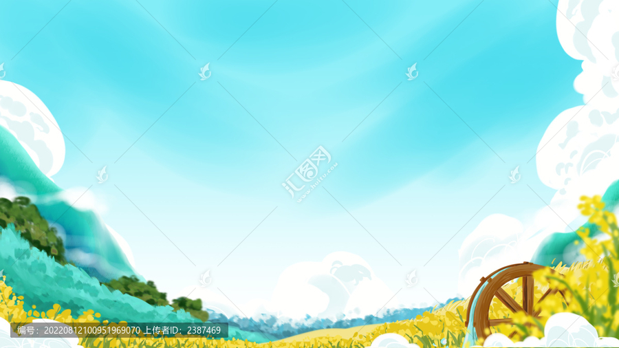 鄉(xiāng)野背景圖