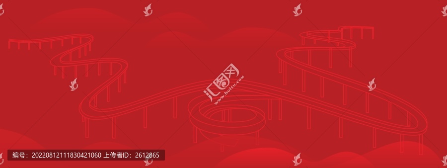 光明紅橋矢量可編輯修改