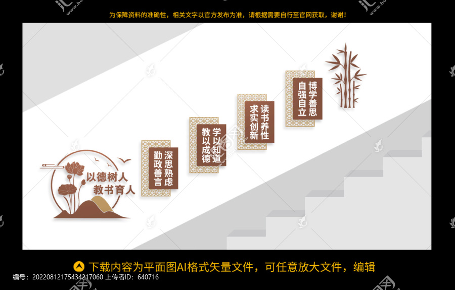 校園樓梯文化墻