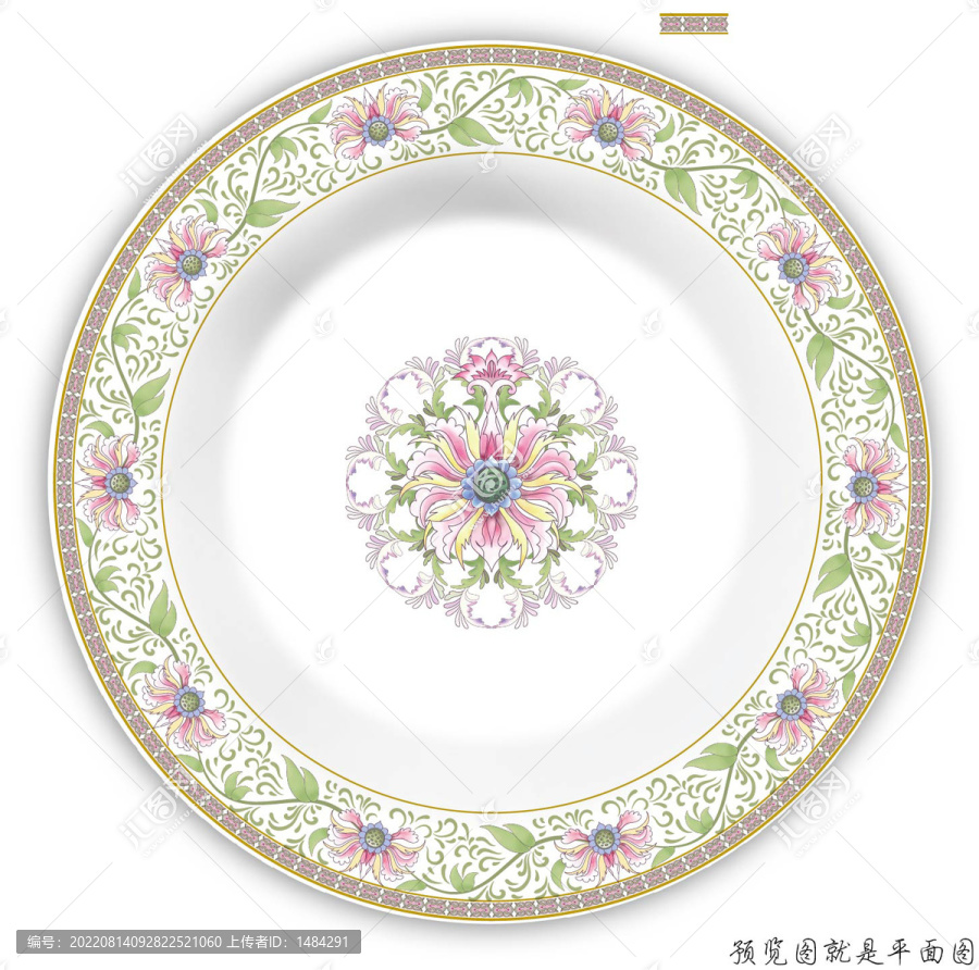 餐具花面