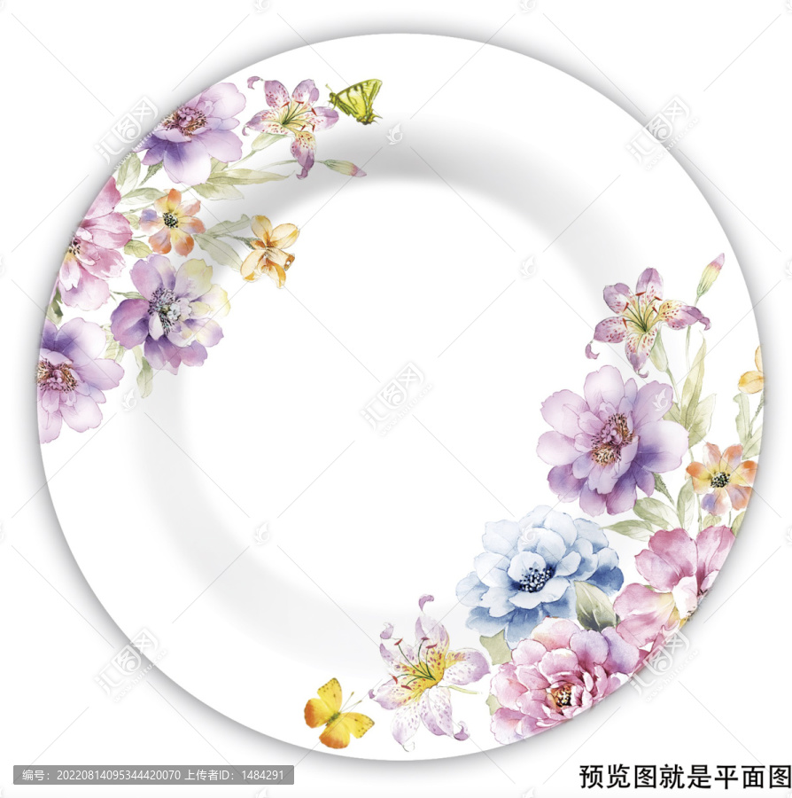 餐具花面