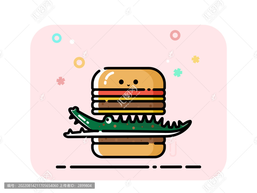 鱷魚漢堡
