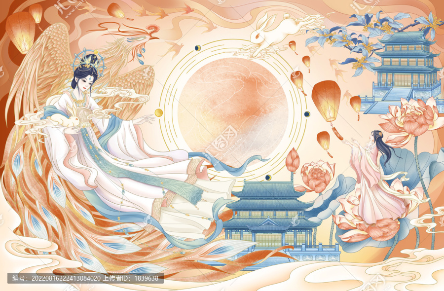 中秋節(jié)插畫
