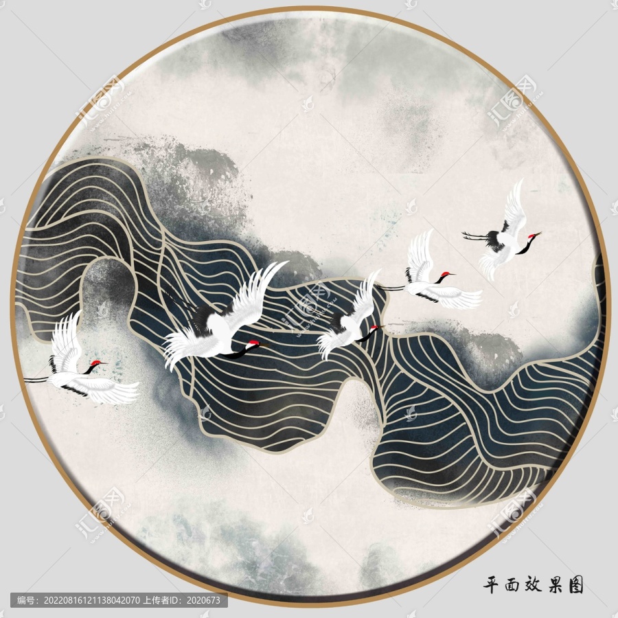 茶室抽象裝飾畫