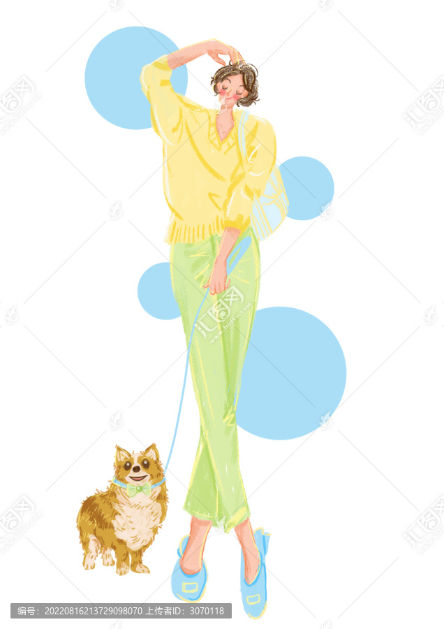 時(shí)尚休閑女孩