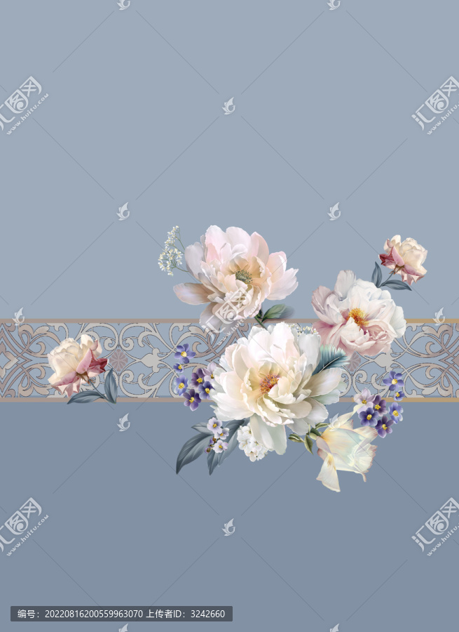 中式花卉