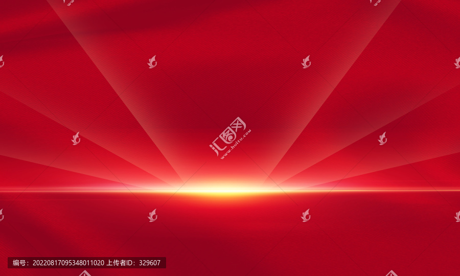 紅色橫版背景發(fā)散光