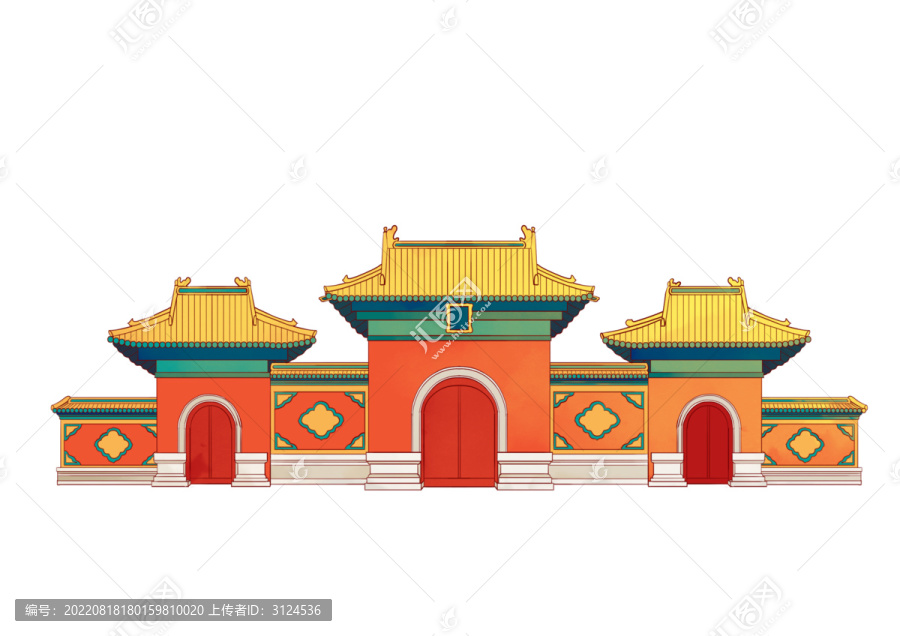 沈陽(yáng)地標(biāo)古建筑免摳清昭陵北陵