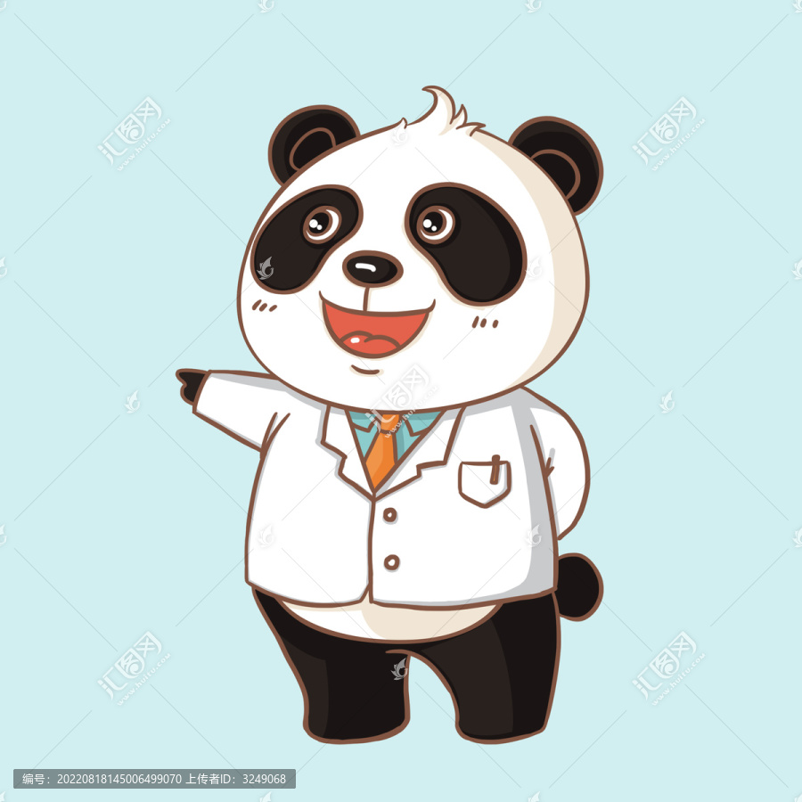 卡通熊貓