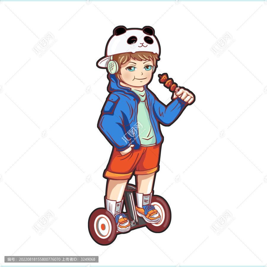 平衡車少年
