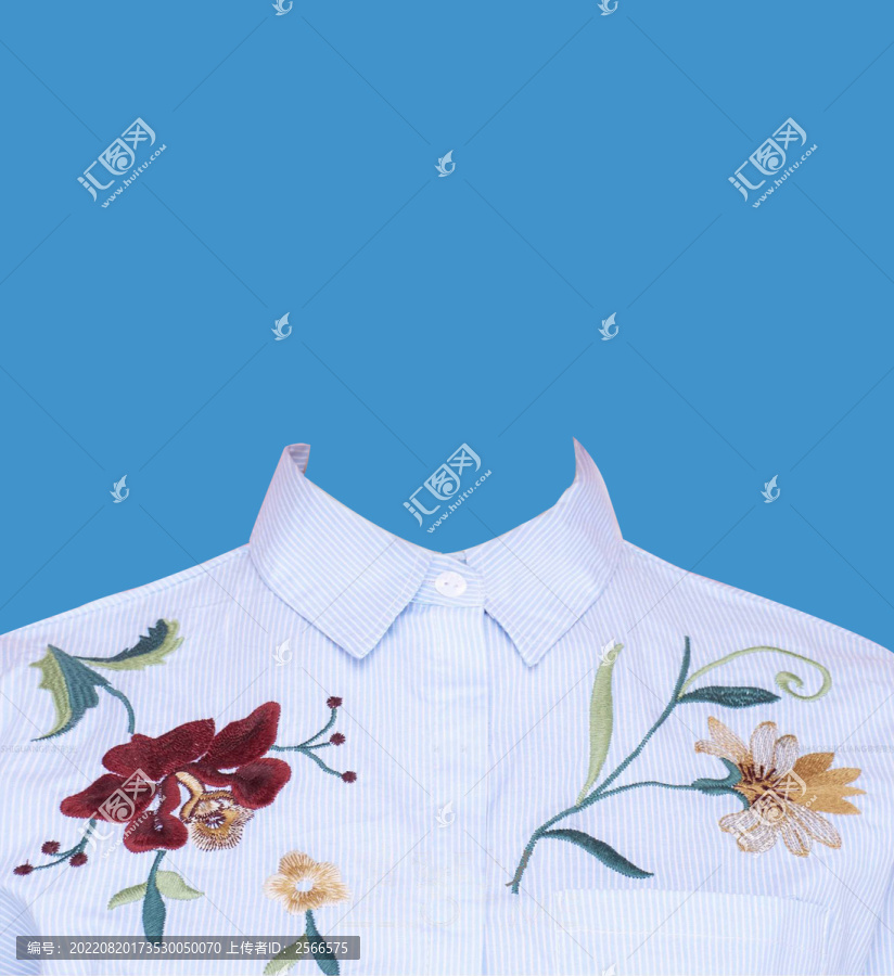 花襯衫證件照超高清