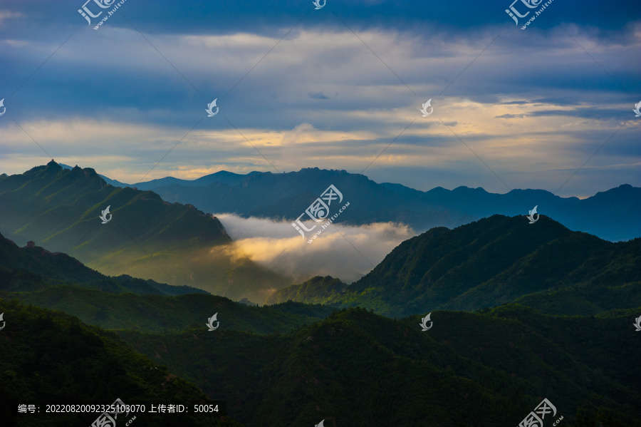 金山岭长城的早晨